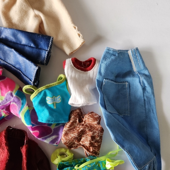 Vintage Lot of Barbie Doll Clothes Outfits Clothing Dress 80s 90s 1990s Barbies - Picture 4 of 10